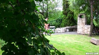 Pervs On Patrol - Back Yard Voyeur - 11/07/2013