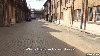 Public Pickups - Horny Girl Fucking in a Factory - 08/17/2014