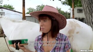 Public Pickups - Amateur Cowgirl Fucks For Cash - 11/02/2014