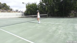 Latina Sex Tapes - Latina's Tennis Lesson Gets Naughty - 01/19/2016