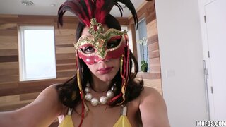 Lets Try Anal - Masked Woman Fucks Her Friend's Man - 12/15/2016