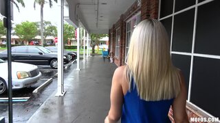 Public Pickups - Curvy Blonde Rides Dick In Garage - 01/20/2018