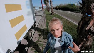 Stranded Teens - Moving Truck Public Fuck - 03/13/2018