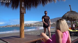 Only3X Lost - 4K - Xanthia Lombardi is lost on the beach - 05/25/2022