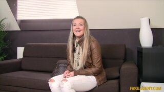 Fake Agent - Chubby Blonde Babe Loves Cum - 09/21/2011