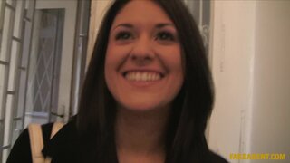 Fake Agent - She Gets Cum All Over Her Beautiful Smile - 11/24/2011