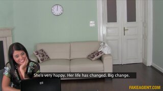 Fake Agent - Cutie Lets Loose All Over Agent's Cock - 10/29/2011
