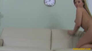 Fake Agent - Perfect Blonde Makes Agent's Dick Jump To Attention - 02/09/2012