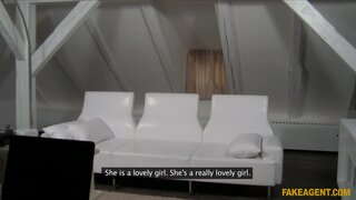 Fake Agent - Blonde Shows Off Her Wonderful Tits and Tight Ass - 03/16/2012