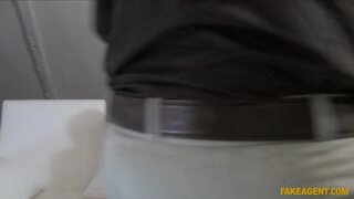 Fake Agent - Slim Hottie Lays Her Tight Pussy On A Thick Dick - 03/31/2012