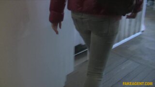 Fake Agent - Fast Money Makes Brunette Swallow Up Dick - 04/06/2012