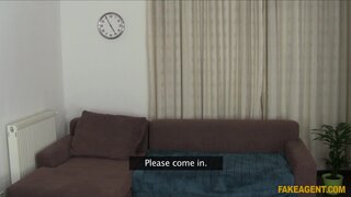 Fake Agent - Brunette Stunner Swallows Up Every Drop of Cum - 05/11/2012