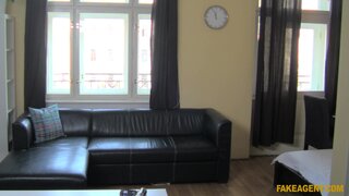 Fake Agent - Agent Shoots His Jizzy Load All Over Hottie's Tits - 05/08/2012