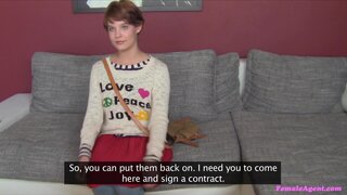 Female Agent - Super Cute Babe Explores Agent's Pussy - 06/27/2012