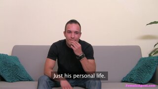 Female Agent - Handsome Guy Drills MILF Agent's Pussy To Orgasm - 07/03/2012