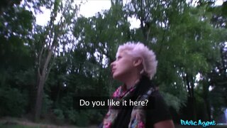 Public Agent - Blonde Lesbian Enjoys Getting Fucked By A Dick - 09/01/2012