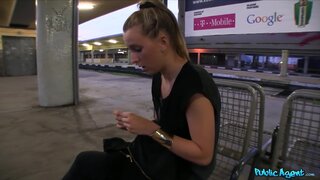 Public Agent - Blondie Gets A Thick Creampie From A Complete Stranger - 09/01/2012