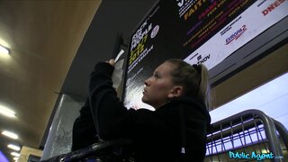 Public Agent - Blondie Gets A Thick Creampie From A Complete Stranger - 09/01/2012