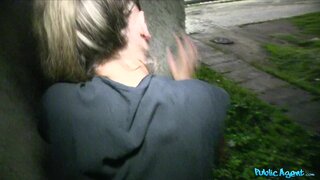 Public Agent - Blondie Gets A Thick Creampie From A Complete Stranger - 09/01/2012