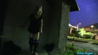 Public Agent - Blondie Gets A Thick Creampie From A Complete Stranger - 09/01/2012