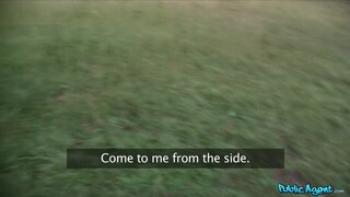 Public Agent - Tatted-Up Babe Fucks Outside In An Open Field - 09/01/2012
