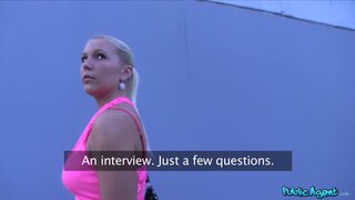 Public Agent - Perfect Blonde Knows How To Take A Thick Dick - 09/01/2012