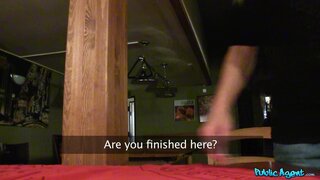 Public Agent - Blonde Takes Stranger's Creampie Behind Her Boyfriend's Back - 09/01/2012