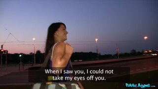 Public Agent - Tight Brunette Gets A Hefty Creampie In A Public Park - 09/01/2012
