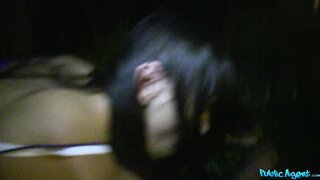 Public Agent - Tight Brunette Gets A Hefty Creampie In A Public Park - 09/01/2012