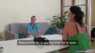 Female Agent - Young Stud Finds MILF Agent's Sweet Pussy Delightful - 09/25/2012