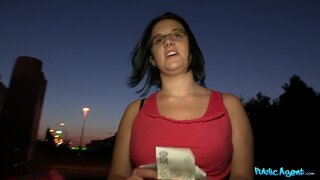 Public Agent - Nerdy Babe Ditches The Library To Suck A Stranger Off - 10/05/2012