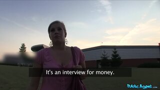 Public Agent - Big Boobs, Blonde Hair, And A Pussy Covered In Cum - 10/16/2012
