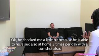 Female Agent - Hot MILF Agent Gets All The Cum Out Of Dude's Balls - 10/19/2012