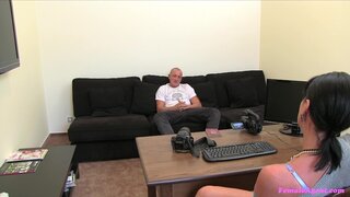 Female Agent - Cheating Husband Stuff His Dick Into Agent's Tight Pussy - 10/26/2012