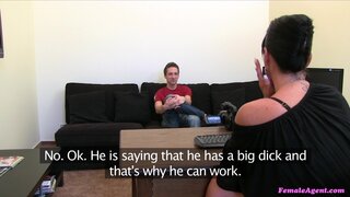 Female Agent - Shy Guy Shows Busty Agent His Big Dick - 11/09/2012