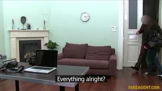Fake Agent - Smoking Hot Babe Deepthroats Agent's Cock - 11/16/2012
