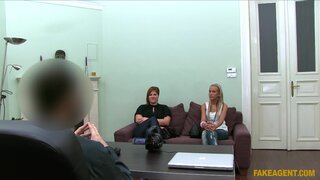 Fake Agent - Agent Shares Two Tasty Pussies At Fake Casting - 11/27/2012