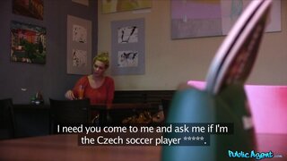 Public Agent - Blonde Thinks She's Getting Her Ass Pounded By A Soccer Player - 12/04/2012