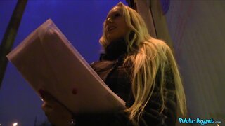 Public Agent - A Fake Contest Has Busty Blonde Swallowing Cock - 11/30/2012