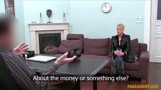 Fake Agent - Pixie Haired Hottie Shares Agent's Cock With Brunette - 01/15/2013