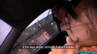 Public Agent - Stranger Gives Stranded Hottie A Ride On His Thick Dick - 02/08/2013