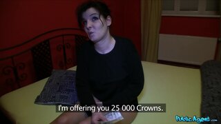 Public Agent - Stranger's Cum Splooshed In Brunette's Mouth Makes Her Happy - 02/12/2013