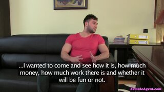 Female Agent - Buff Guy Knows How To Properly Fuck Agent's Pussy So Good - 02/13/2013