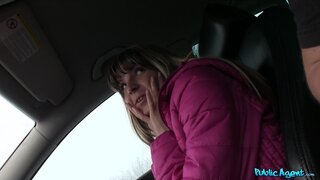 Public Agent - Stranger Pays Good Money To Fuck Cute Girl In His Car - 02/22/2013