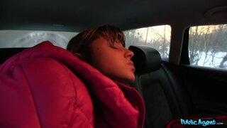 Public Agent - Stranger Pays Good Money To Fuck Cute Girl In His Car - 02/22/2013