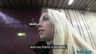 Public Agent - Stranger Convinces Hot Blonde He's Never Fucked A Woman - 02/26/2013