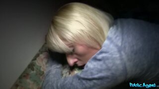 Public Agent - Blonde Babe Is Hungry For Stranger's Sticky Cumshot - 03/15/2013