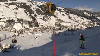 Fake Agent - Ski Babe Takes A Hot Load Of Cum After A Day on the Slopes - 03/23/2013