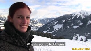 Fake Agent - Ski Babe Takes A Hot Load Of Cum After A Day on the Slopes - 03/23/2013