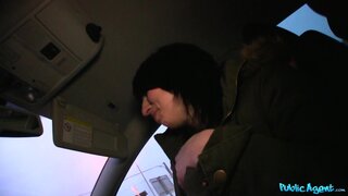 Public Agent - MILF At Bus Stop Takes Stranger's Cum To Pay Rent - 04/09/2013
